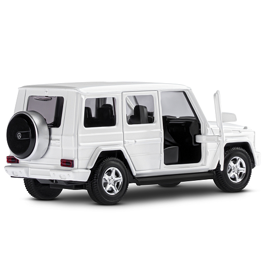 ТМ "Автопанорама" Машинка металлическая 1:42 Mercedes-Benz G350d, белый, откр. двери, инерция, в/к 17,5*12,5*6,5 см в Джамбо Тойз #14