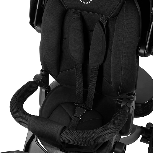 Детский трехколесный велосипед с ручкой CITY-RIDE LUNAR. Поворотное сиденье 360, складная крыша D600, подножки, надувные колеса 12/10, фара в Джамбо Тойз #15