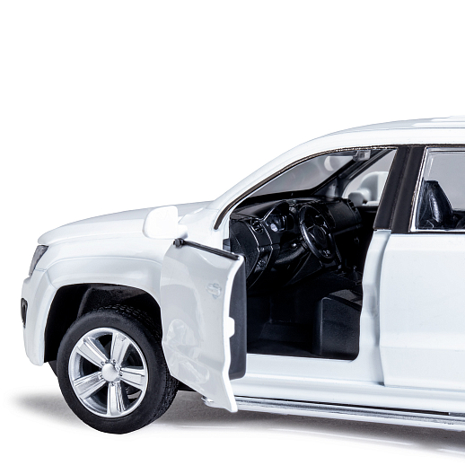 ТМ "Автопанорама" Машинка металлическая 1:30 Volkswagen Amarok, белый, свет, звук, откр. двери, капот и дверка багажника, инерция, в/к 20*10*11 см в Джамбо Тойз #10