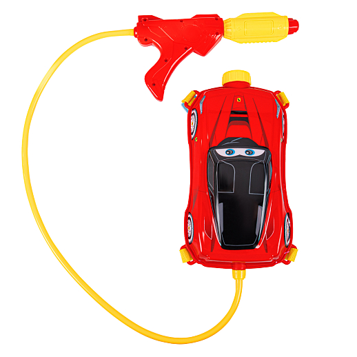 Водный пистолет с рюкзаком "Машинка", красный, в/п 31*16,3*7 см в Джамбо Тойз #4