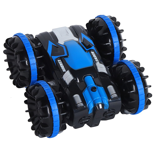 AUTODRIVE Р/У Перевертыш-амфибия, 2.4GHz, 4WD, переворот,разворот на 360,аккум. в компл., синий, в/к 29*22*8см в Джамбо Тойз #7