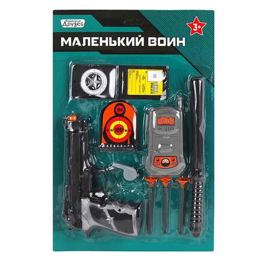 ТМ "КОМПАНИЯ ДРУЗЕЙ", Серия "Маленький воин", Набор  "Полиция", 42,5*28,5*2,5 см в Джамбо Тойз #3