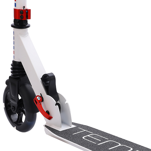 Двухколесный самокат CITYRIDE TEMPO 145mm сталь/ал. Складной. Tbar lock. Колеса PU 145/145 MM со светом LED. Подшипники: Abec-7. Грипсы: резина. Передник амортизатор. в Джамбо Тойз #5