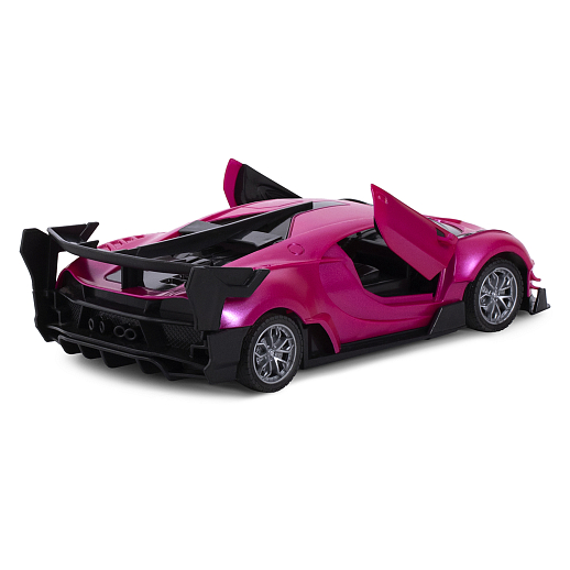 AUTODRIVE 1:24 Р/У машинка,5 каналов,двери откр. с пульта, свет, цвет розовый,в/к 28х6,5х12см в Джамбо Тойз #5