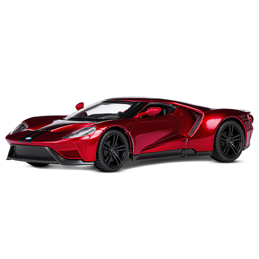 ТМ "Автопанорама" Машинка металлическая 1:32 Ford GT, красный, откр. двери, свет, звук, инерция, в/к 19*9*7 см в Джамбо Тойз #15