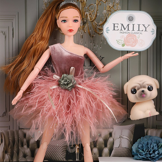 Кукла "Принцесса"с шарнирными руками и ногами, в комплекте домашний питомец, аксессуары, в/к 34,5х6,6х34,5 см в Джамбо Тойз #3