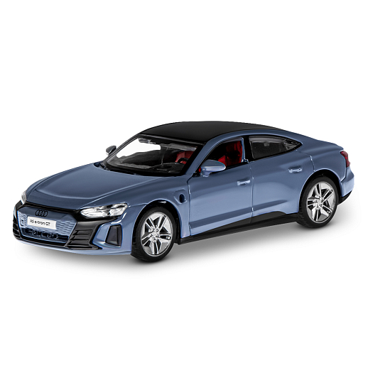 Машинка металлическая 1:36 Audi RS e-tron GT с зарядной станцией, серый, свет, звук, откр. двери и капот, инерция, в/к 20,6*9,*9 см в Джамбо Тойз #13