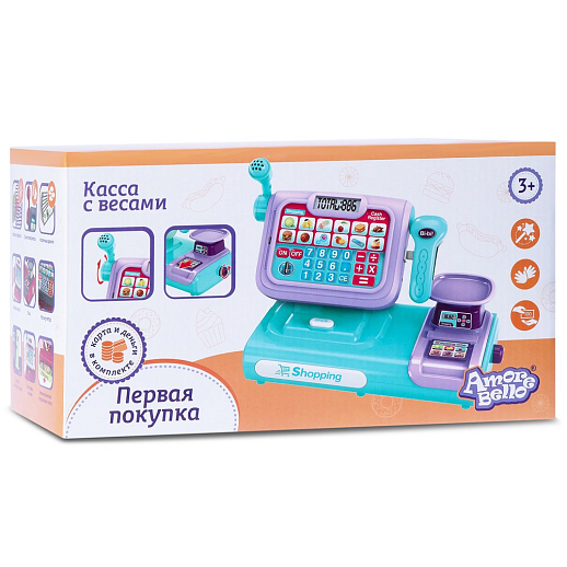 Игровой набор Amore Bello "Касса" со звуковыми эффектами, в/к 29*13,5*16 см в Джамбо Тойз #10