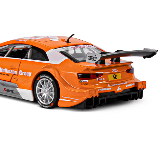 ТМ "Автопанорама" Машинка металлическая 1:32 Audi RS 5 DTM, оранжевый, свет, звук, откр. двери, инерция, в/к 17,5*13,5*9 см в Джамбо Тойз #17