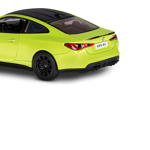 ТМ "Автопанорама" Машинка металлическая 1:32 BMW M4 (G82) желтый, открываются двери, свет, звук, инерция, в/к 19*9*7 см в Джамбо Тойз #4