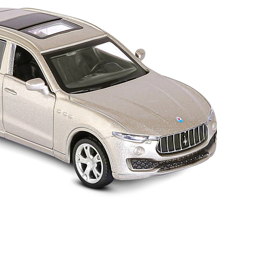 ТМ "Автопанорама" Машинка металлическая 1:43 Maserati Levante c прицепом с лодкой,  открываются двери, инерция, в/к 28*17,5*6,5 см в Джамбо Тойз #16