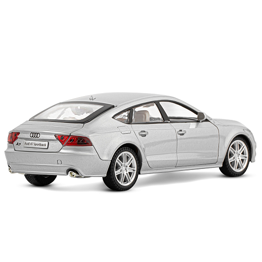 ТМ "Автопанорама" Машинка металлическая 1:24 Audi A7, серебряный, откр. двери, капот и багажник, свет, звук, свободный ход колес, в/к 24,5*12,5*10,5 см в Джамбо Тойз #9
