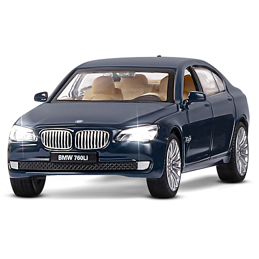 ТМ "Автопанорама" Машинка металл. 1:34 BMW 760LI, синий, инерция, свет, звук, откр. двери, свет, звук, в/к 17,5*13,5*9 см в Джамбо Тойз #4