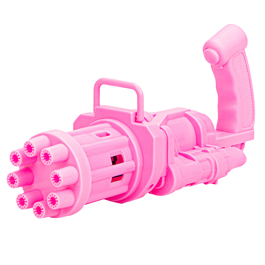 Пулемет с мыльными пузырями (8 отверстий), розовый, в/к 19,5*9,5*7 см в Джамбо Тойз #6