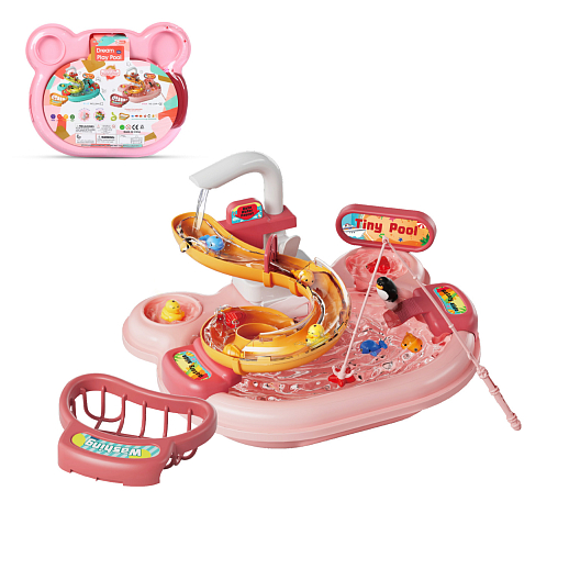 Игровой набор "Рыбалка-чемоданчик",розовый цвет, в/к 32,5*27*7 см в Джамбо Тойз