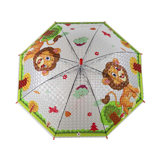 Детский зонт, "Львенок", 84см, в комплекте свисток, ПВХ в Джамбо Тойз #4