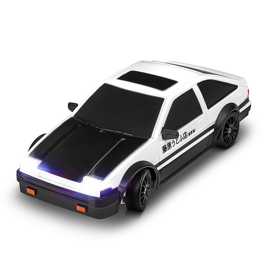 Р/у машина для дрифта М1:26,2.4GHz,4WD,сменные шины 4шт., конусы 4шт., свет,с аккум.,цвет белый с черн.,в бел.кор. 22*13,8*11,8см в Джамбо Тойз #14