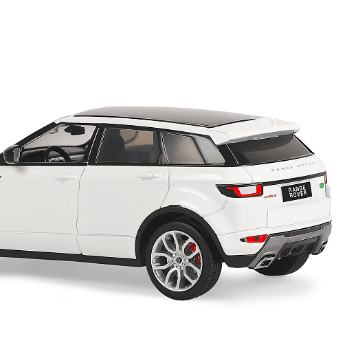 ТМ "Автопанорама" Машинка металлическая 1:24 Land Rover Range Rover Evoque HSE 2017, белый, откр. двери и капот, свет, звук, свободный ход колес, в/к 24,5*12,5*10,5 см в Джамбо Тойз #16