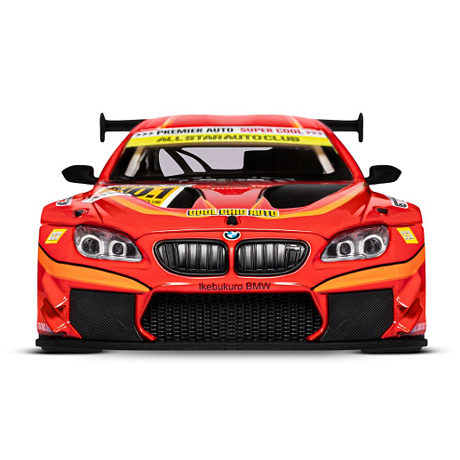ТМ "Автопанорама" Машинка металлическая, 1:24 BMW M6 GT3, красный, откр. двери и капот, свет, звук, свободный ход колес, в/к 24,5х12,5х10,5 см в Джамбо Тойз #14