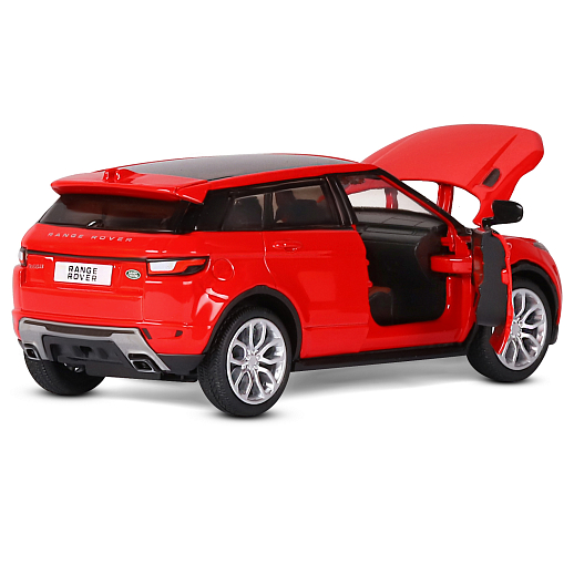 ТМ "Автопанорама" Машинка металлическая 1:32  2017 Land Rover Range Rover Evoque HSE, красный, откр. двери и капот, свет, звук, инерция,  в/к 17,5*12,5*6,5 см в Джамбо Тойз #15