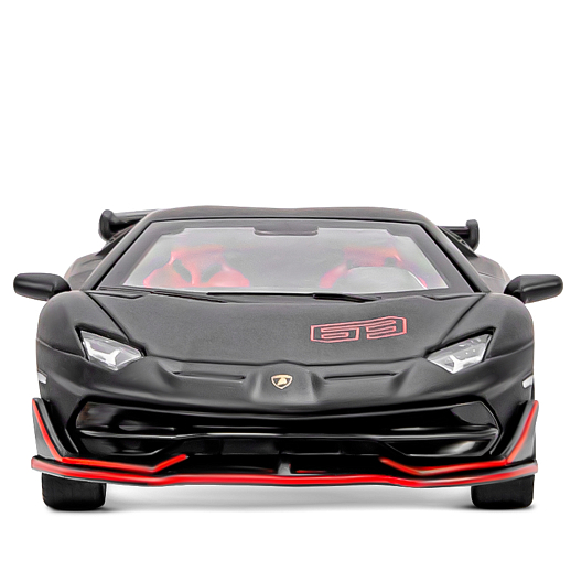 ТМ "Автопанорама" Машинка металлическая, 1:32 Lamborghini SVJ, черный матовый, откр. двери и багажник, свет, звук, инерция, в/к 17,5*12,5*6,5 см в Джамбо Тойз #10