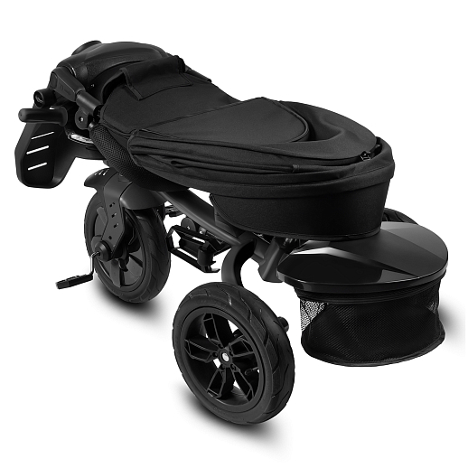 Детский трехколесный велосипед с ручкой CITY-RIDE LUNAR. Поворотное сиденье 360, складная крыша D600, подножки, надувные колеса 12/10, фара в Джамбо Тойз #7