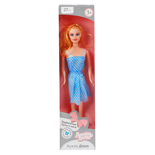 ТМ "Amore Bello" кукла "Даша", в/к 8х4,5х32 см в Джамбо Тойз #2