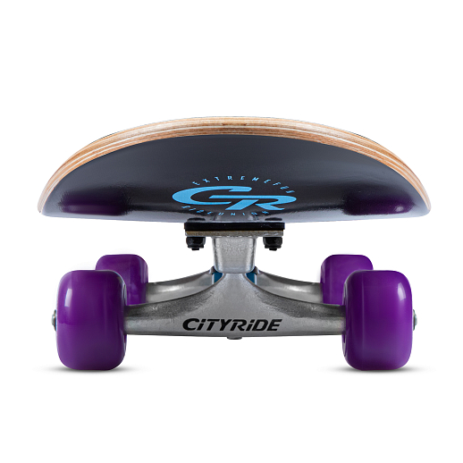 Скейтборд CITYRIDE, дека 31*8 дюймов, китайский клен  7 сл, подвеска алюм. 5", колёса PU 49*35мм, по в Джамбо Тойз #5