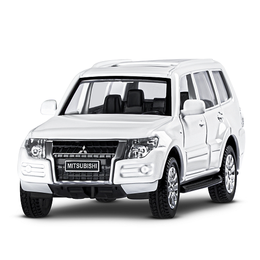 ТМ "Автопанорама" Машинка металлическая 1:43 Mitsubishi Pajero 4WD Turbo,белый, откр. двери, инерция, в/к 16*7,5*5 см в Джамбо Тойз #12