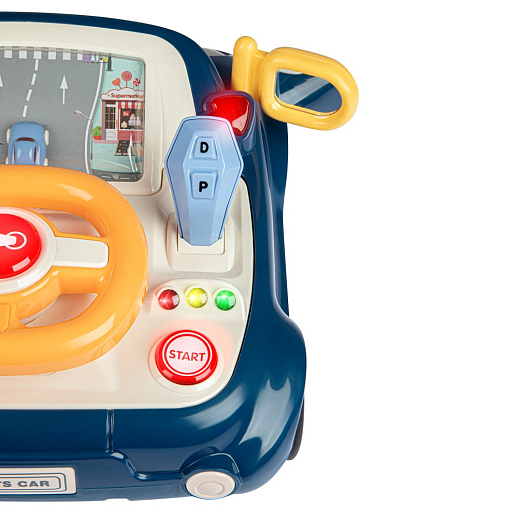 ТМ "Smart Baby" Руль, свет, Шаинский, русская озвучка, цвет синий, в/к 29,7х13х27,5 см в Джамбо Тойз #10