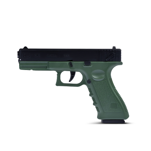 Пистолет с пластиковыми пулями, зелёный, 21*16*4,5 см , в/к в Джамбо Тойз #3