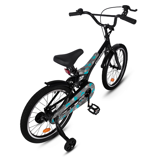 Детский велосипед "Cityride REVO" -рама сталь, кожух цепи 100%, диски алюм. 20, втулки сталь, покрышки 2,125, страх. колеса, руль сталь. штем сталь, задние ножные тормоза, передний V-brake , звоночек, крылья пластик, отражатели пер/зад на спицах. в Джамбо Тойз #3