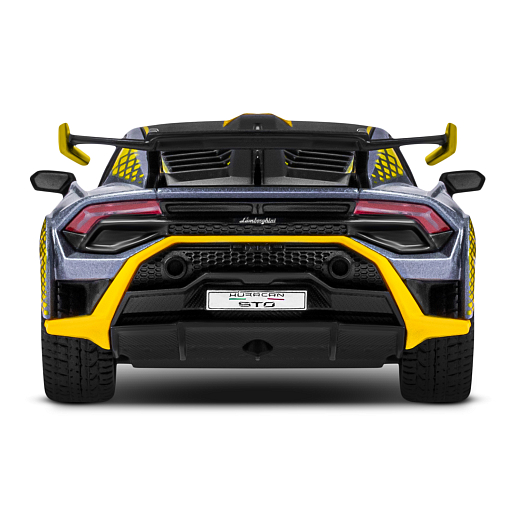 ТМ "Автопанорама" Машинка металлическая, 1:32 Lamborghini STO, серый глянец, откр. двери и багажник, свет, звук, инерция, в/к 17,5*12,5*6,5 см в Джамбо Тойз #13