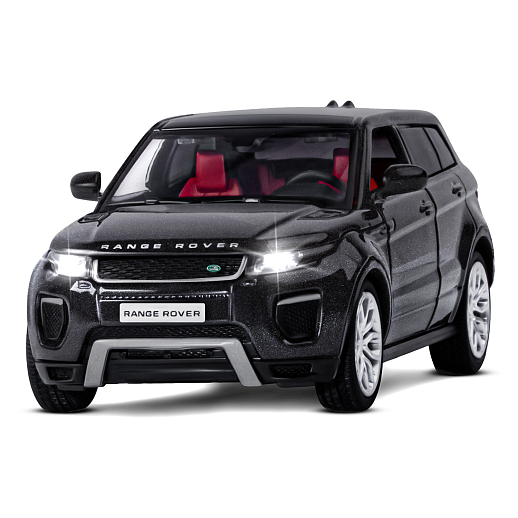 ТМ "Автопанорама" Машинка металлическая 1:32 2017 Land Rover Range Rover Evoque HSE, черный, откр. двери и капот, свет, звук, инерция, в/к 18*13,5*9 см в Джамбо Тойз #5