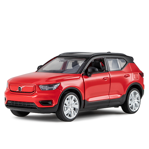 ТМ "Автопанорама" Машинка металл. 1:32 Volvo XC40 Recharge, красный, инерция, свет, звук, откр. двери, в/к 17,5*13,5*9 см в Джамбо Тойз #3