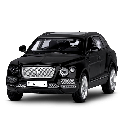 ТМ "Автопанорама" Машинка металлическая 1:34 Bentley Bentayga, черный, свет, звук, откр. двери, капот и багажник, инерция, в/к 17,5*13,5*9 см в Джамбо Тойз #5