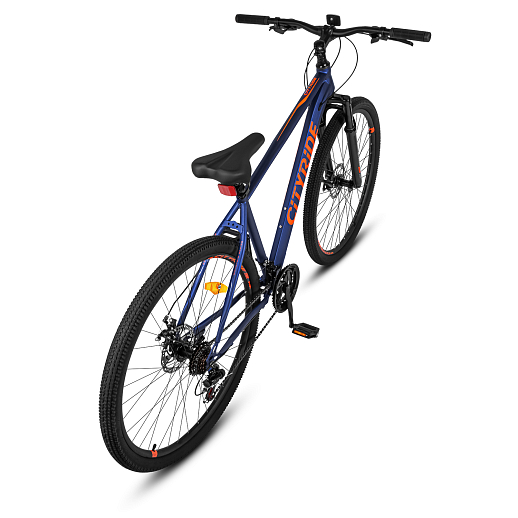Велосипед двухколёсный CITYRIDE, модель CR-B2-SH01, рама сталь, размер колёс 29", двойные алюминиевые обода, 21 скорость, амортизационная вилка, цвет синий в Джамбо Тойз #3