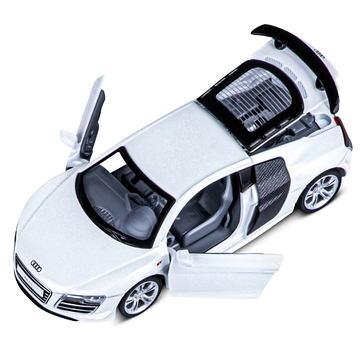 ТМ "Автопанорама" Машинка металл.,1:32 Audi R8 GT, белый, инерция, свет, звук, откр. двери, в/к 17,5*13,5*9 см в Джамбо Тойз #13