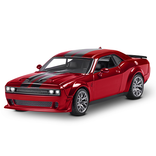 ТМ "Автопанорама" Машинка металлическая 1:36 2022 Dodge challenger SRT Jailbreak, красный, тюнинг, откр. двери, свободный ход колес, в/к 23,5*10*4 см в Джамбо Тойз #2
