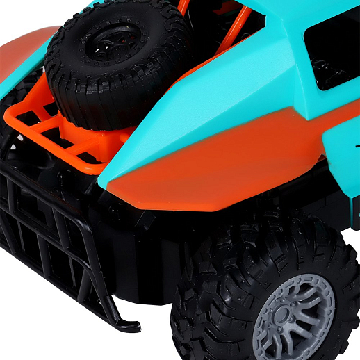 AUTODRIVE Р/У Скоростной внедорожник,М1:16,2.4GHz,4 канала,цвет бирюза,аккум.в компл., в/к 30*17*14,2 см в Джамбо Тойз #6