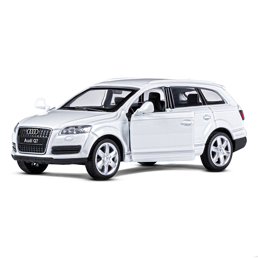 ТМ "Автопанорама" Машинка металлическая 1:43 Audi Q7, белый, откр. двери, инерция, в/к 17,5*12,5*6,5 см в Джамбо Тойз #5