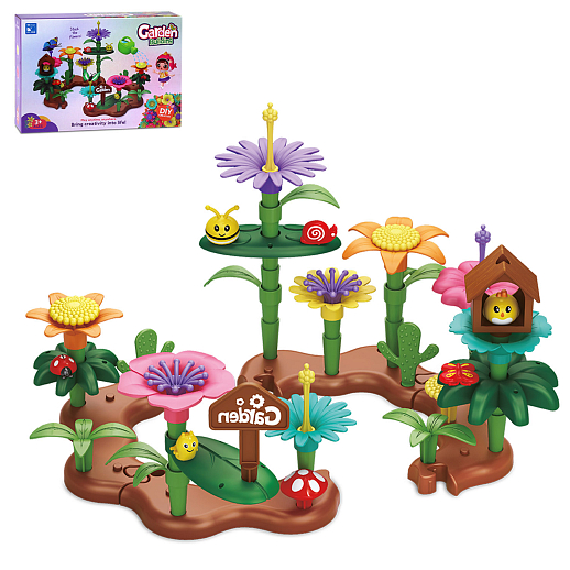 Игровой набор "Сад с цветами" с инструментами- 71 дет., в/к 24*6*16,5 см. в Джамбо Тойз