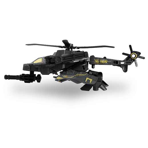 Трансформер-вертолет, с оружием, цвет серо-серебристый, в/к 17,2*6*22,3см в Джамбо Тойз #10
