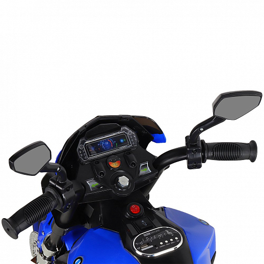 Мотоцикл трехколесный на аккум с функцией водяного пара, аккум 6V4Ah*1, 1*20W, размер мотоцикла 56*96*45см Цвет синий в Джамбо Тойз #5