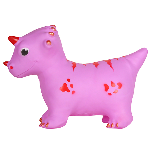 Животное-прыгун "Динозавр", 1300г, ПВХ, цвет фиолетовый, 34*21*43 см в Джамбо Тойз #2