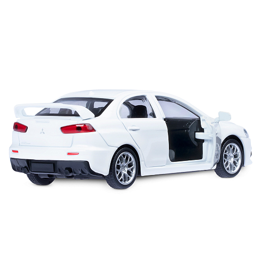 ТМ "Автопанорама" Машинка металлическая, 1:41, Mitsubishi Lancer Evolution, белый, откр. двери, в/к 17,5*12,5*6,5 см в Джамбо Тойз #7