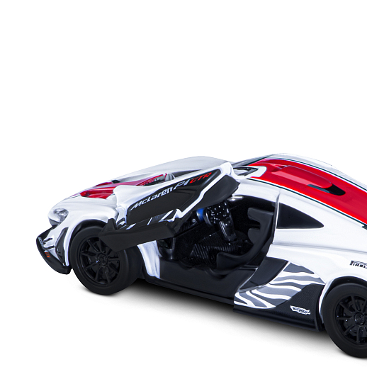 ТМ "Автопанорама" Машинка металлическая 1:31 Mclaren P1™ GTR, белый, откр. двери, свет, звук, инерция, в/к 18*13,5*9 см в Джамбо Тойз #14