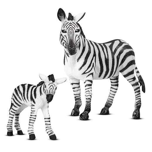 ТМ "DARWIN, Коллекционные фигурки  "Зебра с детенышем" в/п в Джамбо Тойз
