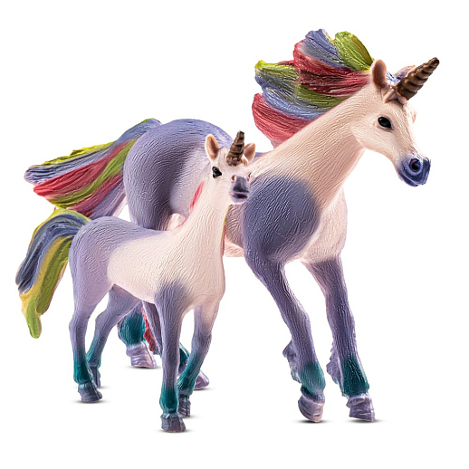 ТМ "КОМПАНИЯ ДРУЗЕЙ", серия "Животные планеты Земля", набор "Единорог и жеребенок", сиреневый, в/п 18*15*4 см в Джамбо Тойз #8