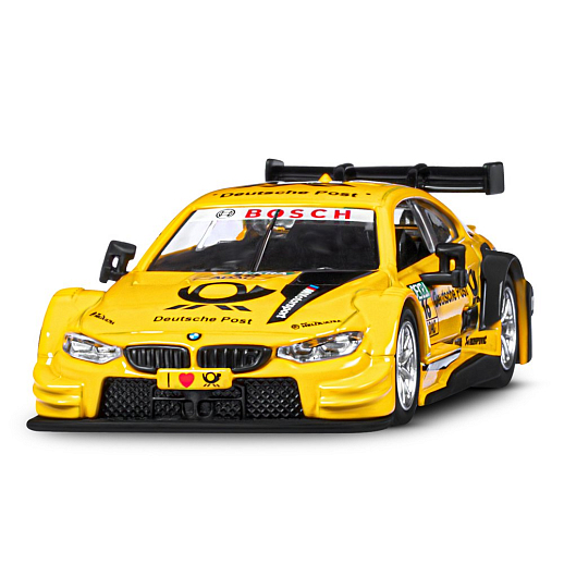 ТМ "Автопанорама" Машинка металлическая 1: 44 BMW M4, желтый, откр. двери, инерция, в/к 17,5*12,5*6,5 см в Джамбо Тойз #4